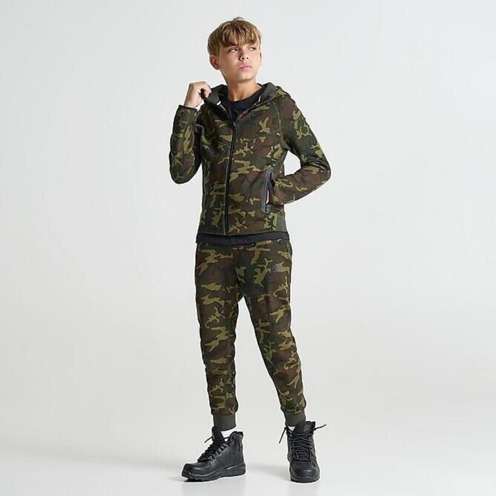 Nike Kids Gray Hoodie and Joggers Set